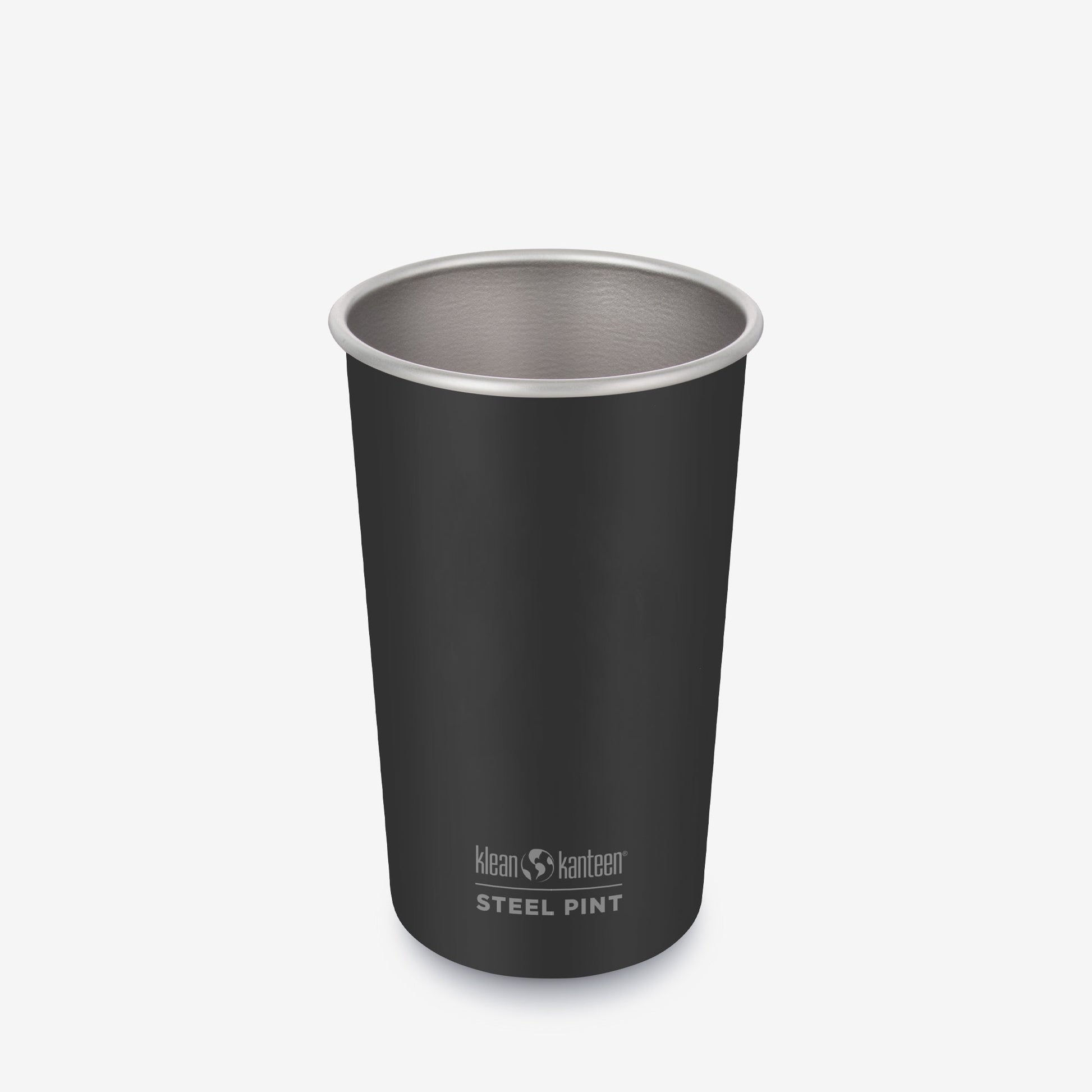 16oz Steel Pint Cup - Black